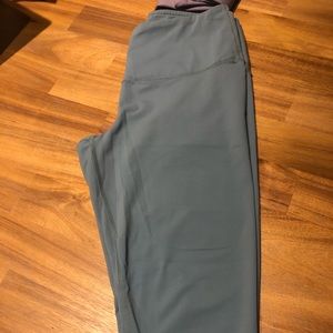 Yogalicious Lux Teal Ankle Length Leggings